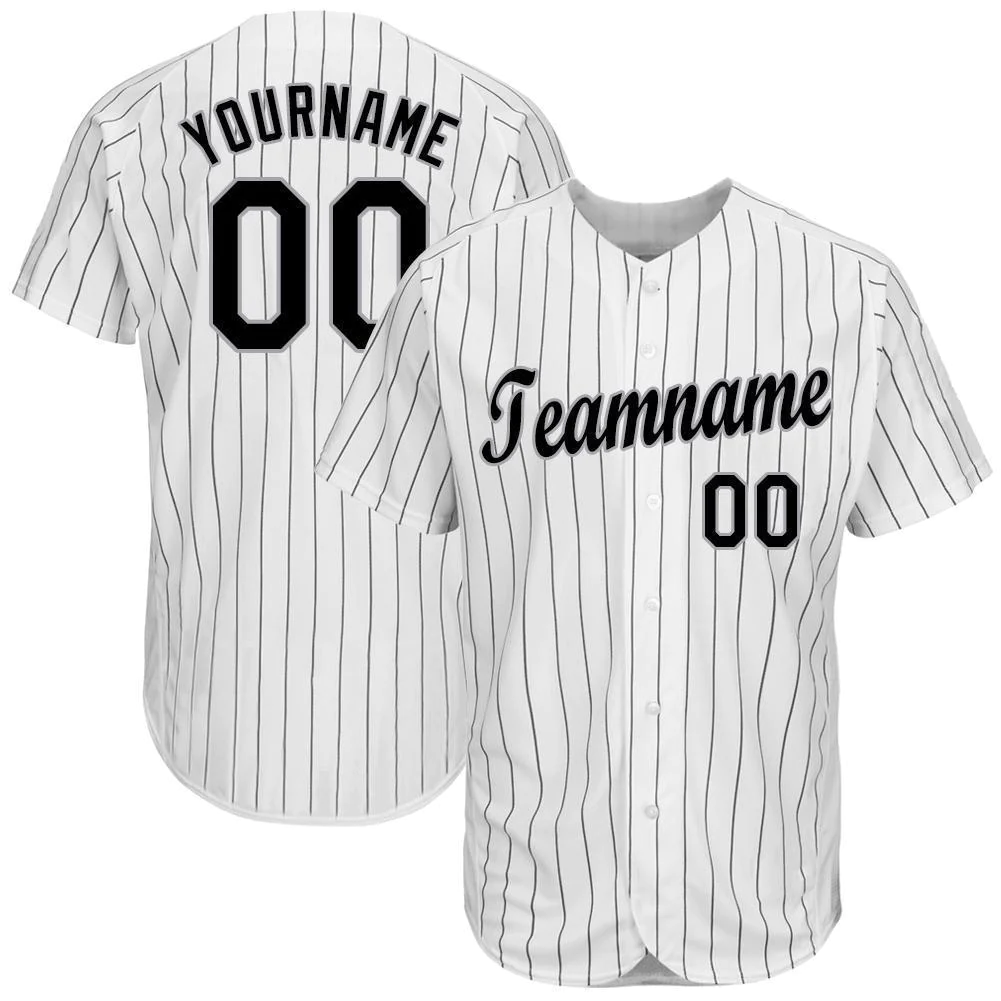 Custom White & Black Titan Thrust Baseball Jersey